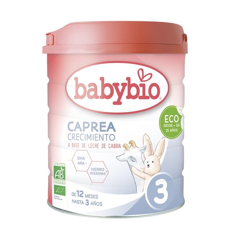 BABYBIO Caprea 3 Leite de Cabra Crescimento +12m 800g