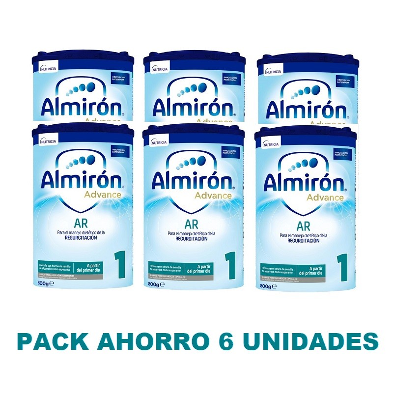 ALMIRÓN AR 1 Anti-Regurgitation Milk for Infants VALUE PACK 6x800gr