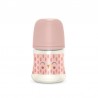 Mamadeira SUAVINEX Premium Bonhomía +0m Silicone SX Pro Fisiológico 150ml (Coruja Rosa)