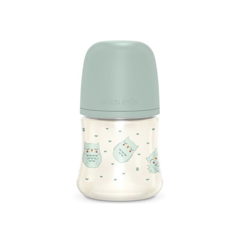 SUAVINEX Premium Bonhomía Biberon +0m Silicone SX Pro Physiological 150ml (Gufi Verdi) SUAVINEX Premium Bonhomía Biberon +0m Silicone SX Pro Physiological 150ml (Gufi Verdi)