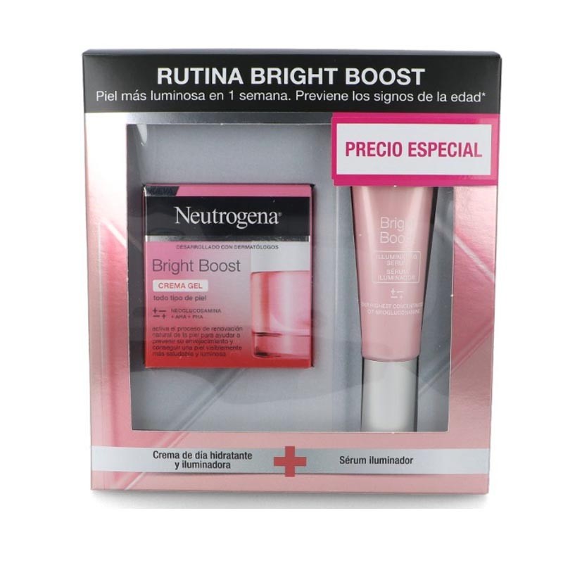 NEUTROGENA Pack Bright Boost Cream Gel 50ml+ Illuminating Serum 30ml