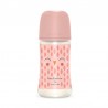 Mamadeira SUAVINEX Premium Bonhomía +3m SX Pro Silicone Fisiológico 270ml (Coruja Rosa)