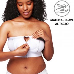 MEDELA Top Extracción Hands-Free Blanco Talla XL suave al tacto
