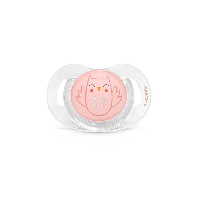 Chupeta SUAVINEX Premium Bonhomía Tetina Fisiológica de Silicone 0-6 Meses (Coruja Rosa) Chupeta SUAVINEX Premium Bonhomía Tetina Fisiológica de Silicone 0-6 Meses (Coruja Rosa)