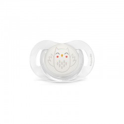SUAVINEX Chupeta Premium T Silicone Fisiológica 0-6 Meses (Coruja Branca)