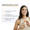 Bienfaits du Fluide Anti-Âge Solaire SPF50 EUCERIN (50 ml)