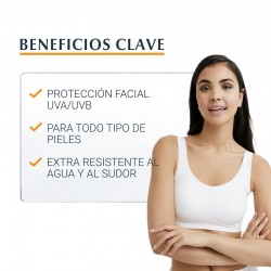 Avantages EUCERIN Crème Solaire Sensitive Protect Gel-Crème Ultraléger Toucher Sec SPF50+ (200 ml)