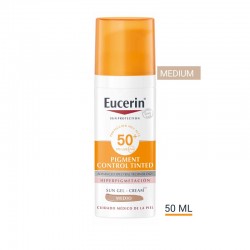 EUCERIN Pigment Control SPF50+ con Color Medio Gel-Crema Solar Facial 50ml
