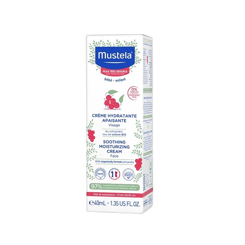 MUSTELA Creme Facial Hidratante Comfort com Bio Schisandra 40ml