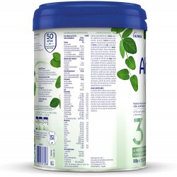 ALMIRÓN Nature 3 Growth Milk Powder 800gr ingredients