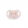 Ciuccio SUAVINEX Bonhomía Tettarella anatomica in silicone SX Pro +18M (Gufo rosa)