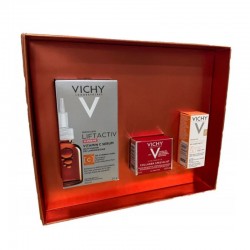 VICHY Pack Navidad Liftactiv Vitamin C Sérum 20ml + Crema Collagen Specialist 15ml + REGALO