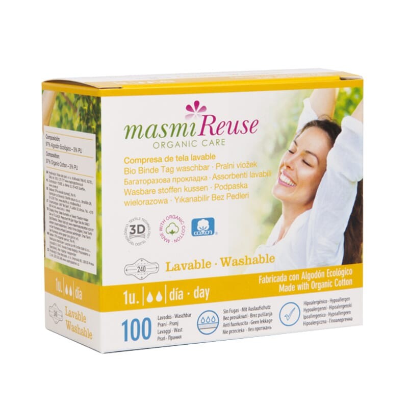 MASMI Washable Day Cloth Compress with Wings 1 unit