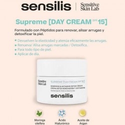 SENSILIS Crème de Jour Détox Rénovatrice Suprême SPF15 (50ml)