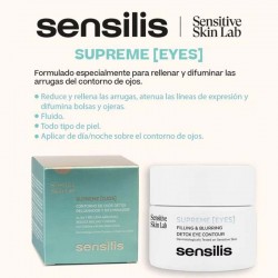 SENSILIS Supreme Contorno de Ojos Detoxificante y Rellenador 20ml todo tipo de pieles