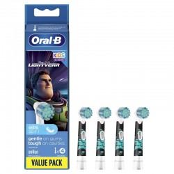 ORAL-B Kids Lightyear Recambios Cepillo Eléctrico 4 Cabezales