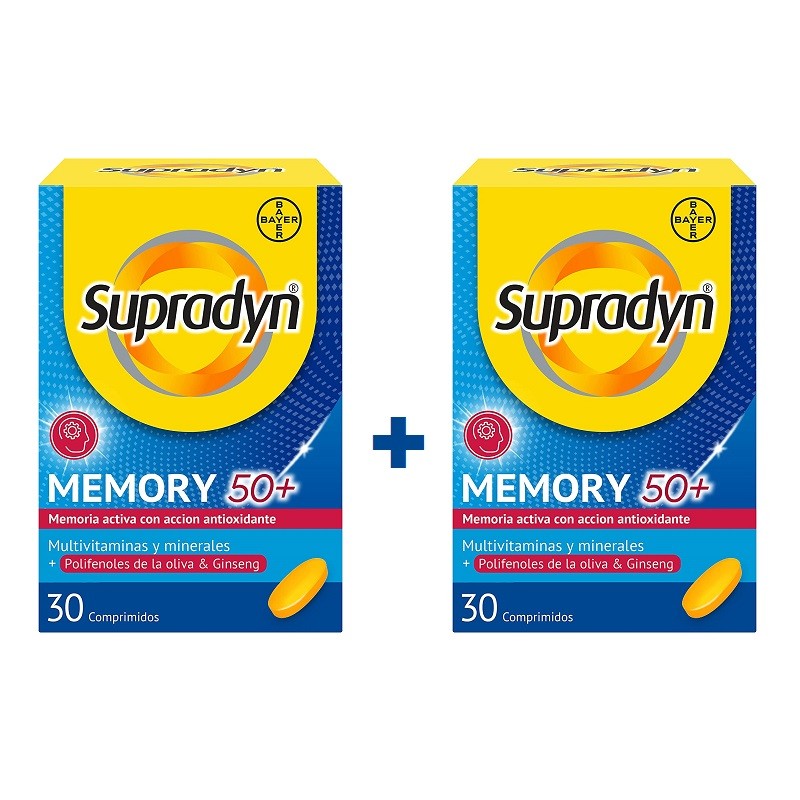 SUPRADYN Memoria 50+ DUPLO 2x30 compresse SUPRADYN Memoria 50+ DUPLO 2x30 compresse