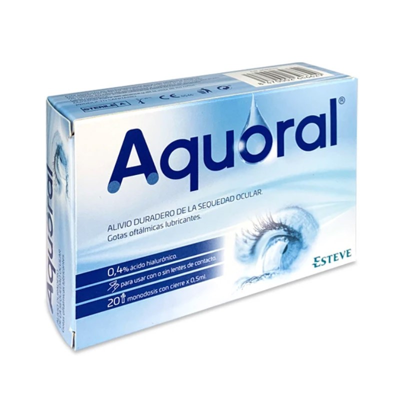 AQUORAL Gouttes Hydratantes 20 Unités AQUORAL Gouttes Hydratantes 20 Unités