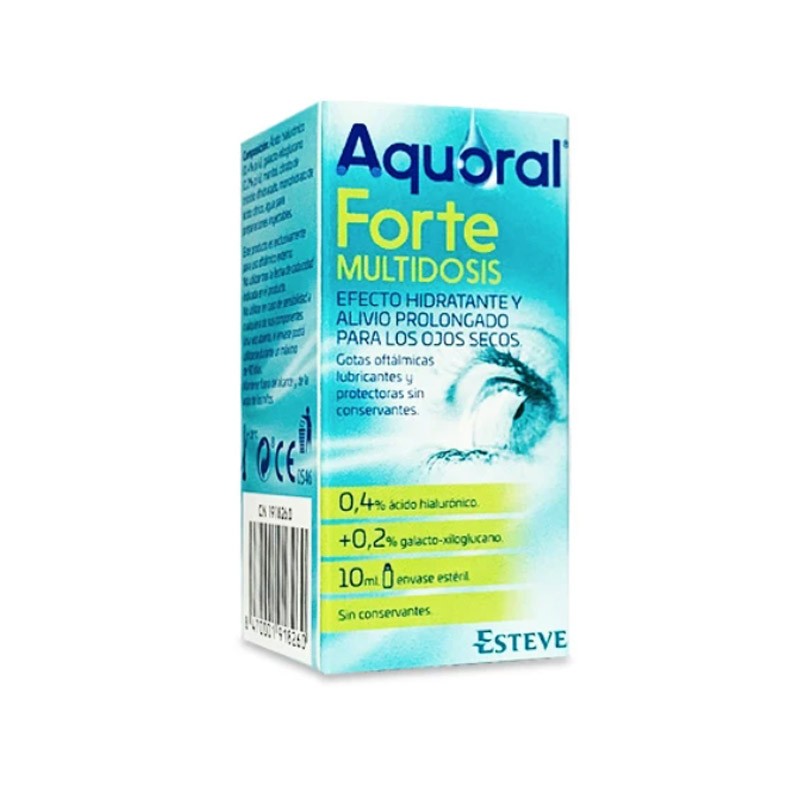 Aquoral Forte Multidosis Gotas Oftálmicas Estériles 10 ml