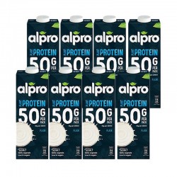 ALPRO Bebida de Soja con Proteínas 100% Vegetal PACK 8x1L