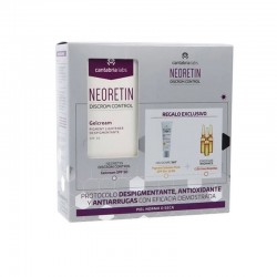 NEORETIN Discrom Control Gel Depigmentierungscreme + Heliocare 360º + Radiance Ampullen