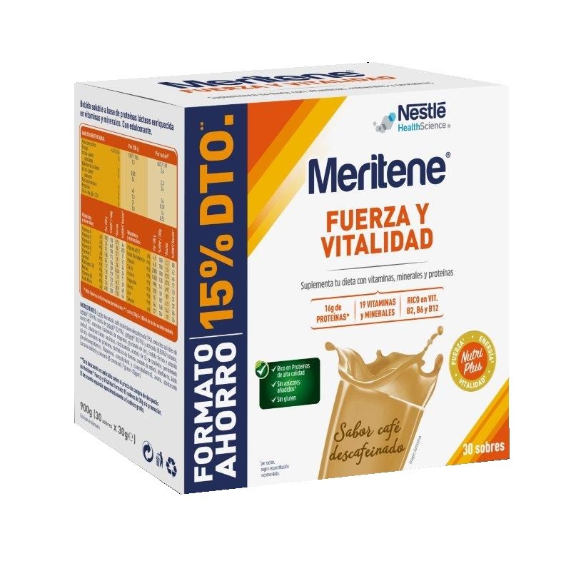 MERITENE Entkoffeinierter Kaffee Kraft- und Vitalitätsshake 30 Beutel MERITENE Entkoffeinierter Kaffee Kraft- und Vitalitätsshake 30 Beutel