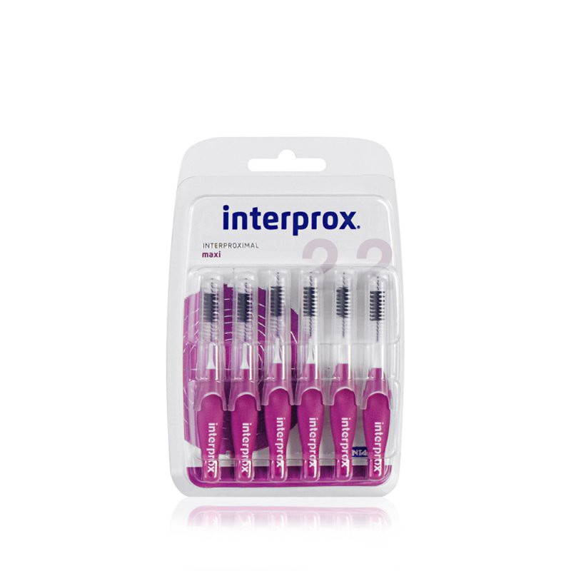 INTERPROX Maxi Interproximal Brush 6 units for large interdental spaces INTERPROX Maxi Interproximal Brush 6 units for large interdental spaces