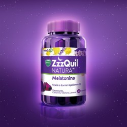 ZzzQuil Natura Melatonin Sleep Aid 2x60 Gummies【DUPLO】VICKS