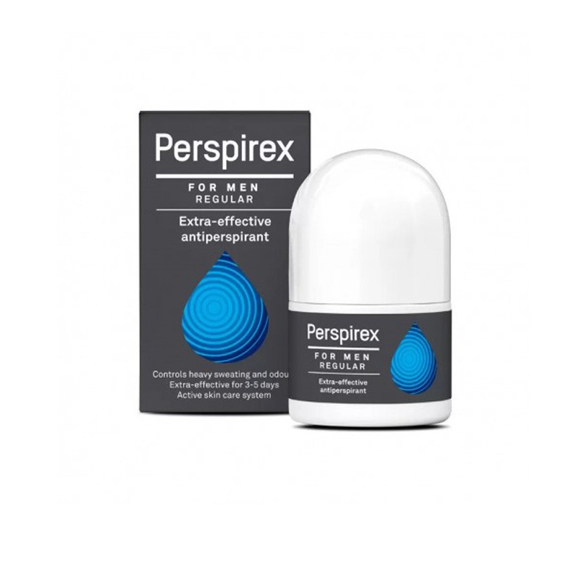 PERSPIREX For Men Regular Antitranspirant Roll-On 20ml PERSPIREX For Men Regular Antitranspirant Roll-On 20ml