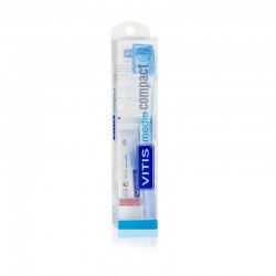 VITIS Medium Compact Zahnbürste + Aufhellungspaste 15ml GESCHENK
