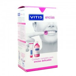 VITIS Pack Gencives Sensibles Dentifrice 100 ml + Bain de Bouche 500 ml