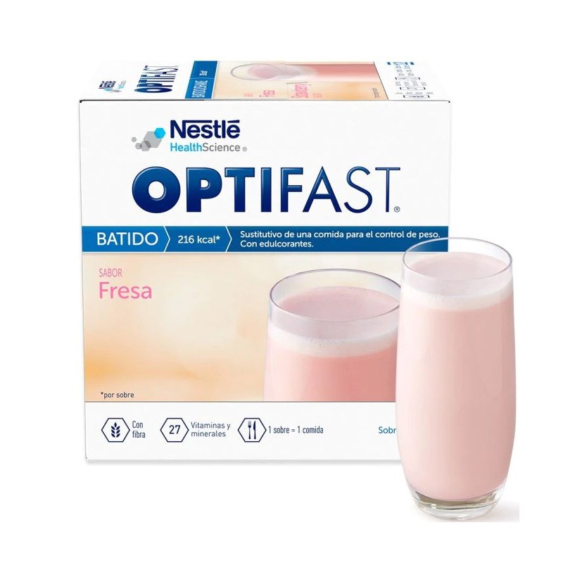 OPTIFAST Erdbeer-Smoothie 12 Nestlé-Umschläge OPTIFAST Erdbeer-Smoothie 12 Nestlé-Umschläge