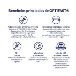 Smoothie de Morango OPTIFAST 12 Sachês de Controle de Peso Nestlé