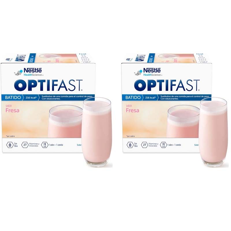 OPTIFAST DUPLO Erdbeer-Smoothie 2x12 Nestlé-Beutel OPTIFAST DUPLO Erdbeer-Smoothie 2x12 Nestlé-Beutel
