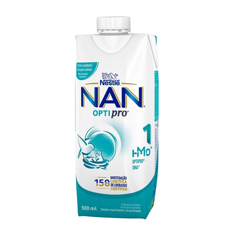 Nestlé NAN Optipro 1 Latte liquido per lattanti 500ml Nestlé NAN Optipro 1 Latte liquido per lattanti 500ml