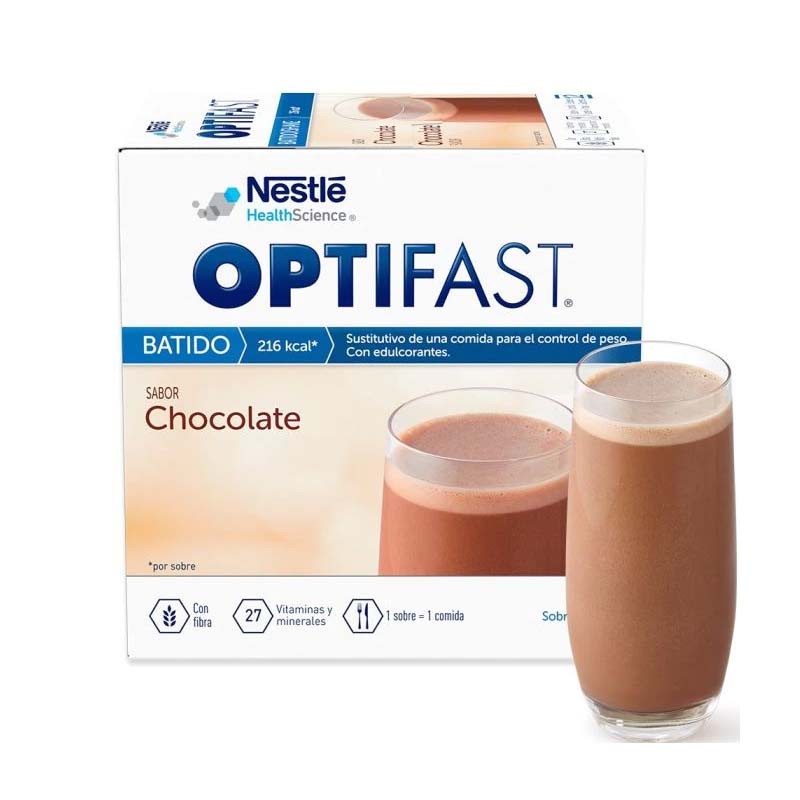 OPTIFAST Chocolate Shake 12 Enveloppes Nestlé