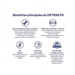 Benefícios do Batido de Chocolate OPTIFAST 12 Envelopes Nestlé