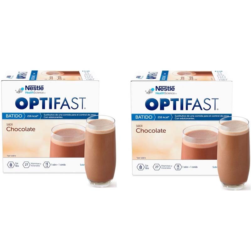 OPTIFAST DUPLO Chocolate Shake 2x12 Enveloppes Nestlé