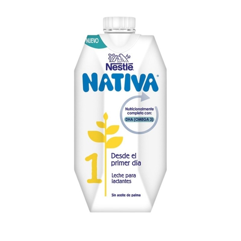NATIVA 1 Leche Líquida Lactantes 500 ml Nestlé