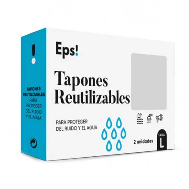 Tappi riutilizzabili in EPS Taglia L 2 unità Tappi riutilizzabili in EPS Taglia L 2 unità