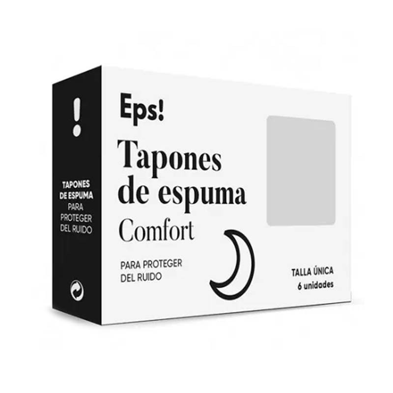 Eps! Tapones de Espuma Comfort Talla Única 6 unidades