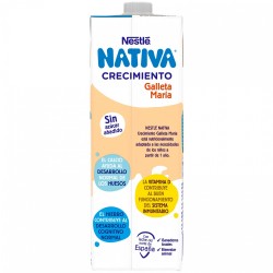 NATIVA 3 Crecimiento Galleta María 1L Nestlé