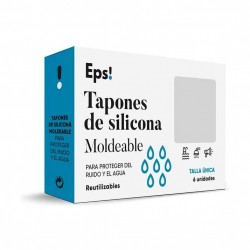 Eps! Formbare Silikonstöpsel Einheitsgröße 6 Einheiten