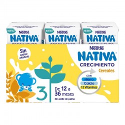 NATIVA 3 Cereais de Crescimento 3x180ml Nestlé