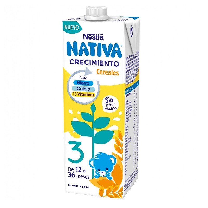 NATIVA 3 Céréales de Croissance 1L Nestlé NATIVA 3 Céréales de Croissance 1L Nestlé