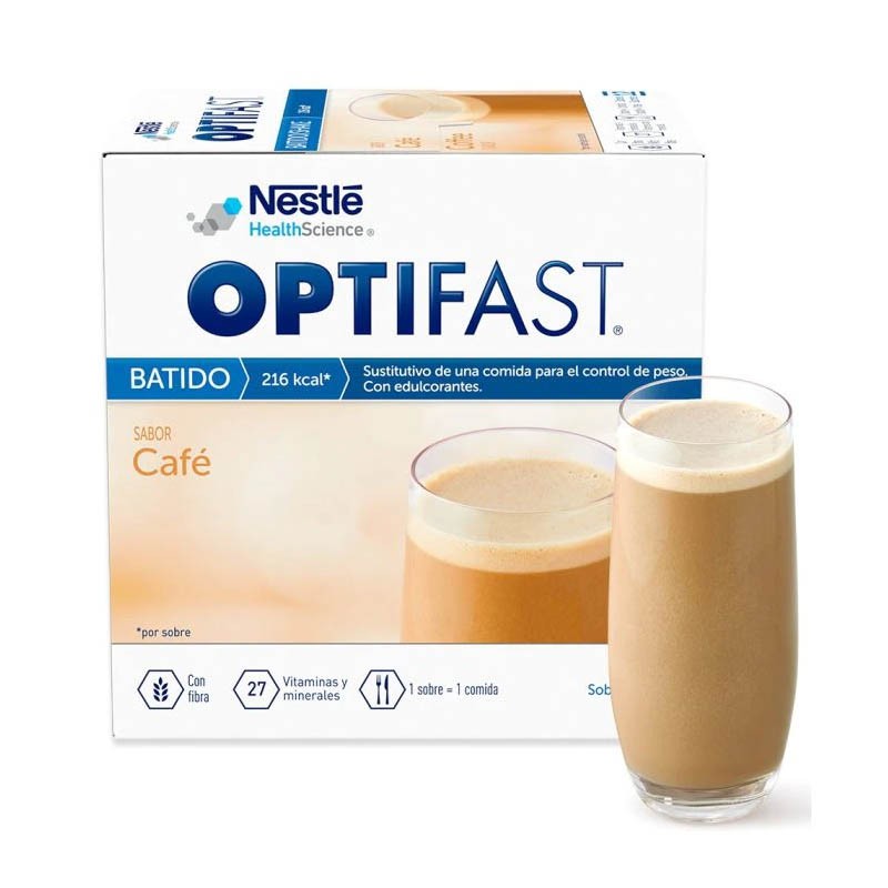 OPTIFAST Smoothie au Café 12 Enveloppes Nestlé
