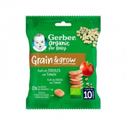 GERBER Puff de Cereales con Tomate +10 Meses 7g