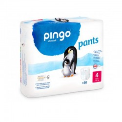 Pingo Organic Diapers-Panties Size 4 30 units
