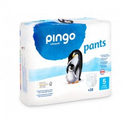 Pingo Organic Diapers-Panties Size 5 28 units