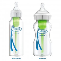 Dr. BROWN'S Options de biberons anti-coliques à large goulot + Blue Forest +0 mois 270 ml